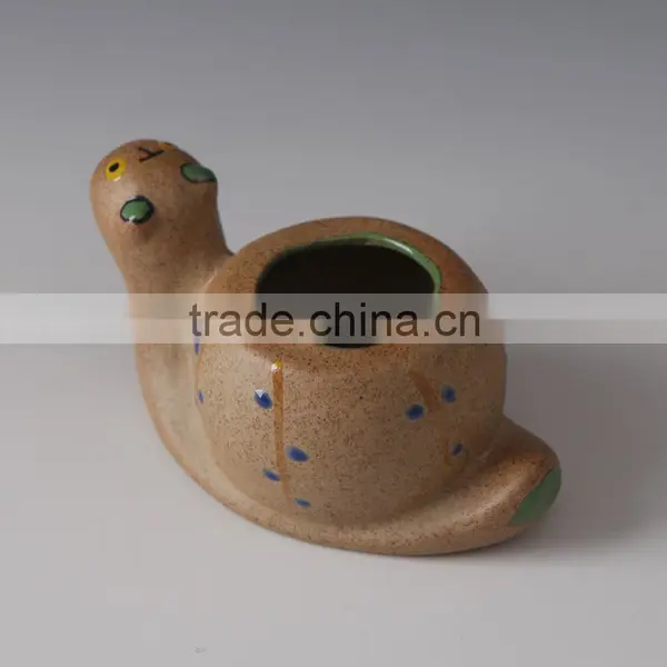 Ceramic Flower Pot With Water Indicator Desktop and Office Pot photo-3