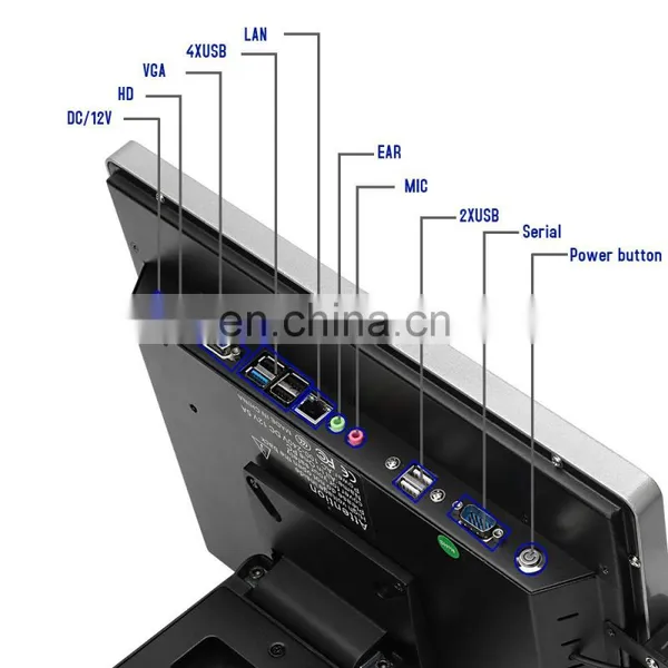 OSCAN-1500 15inch Window7 True Flat Touch Screen All In One Cash Register/POS Terminal/system Pos photo-3