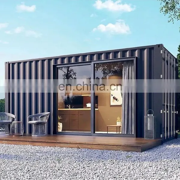 20 Feet Prefabricated House Green Wooden Garden Little House photo-3