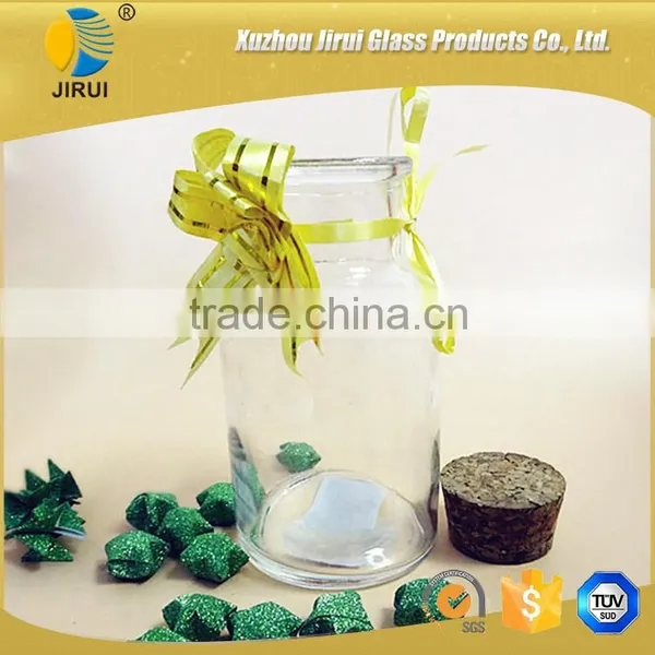 600ml Clear Glass Wishing Bottle With Wishing Stars photo-4