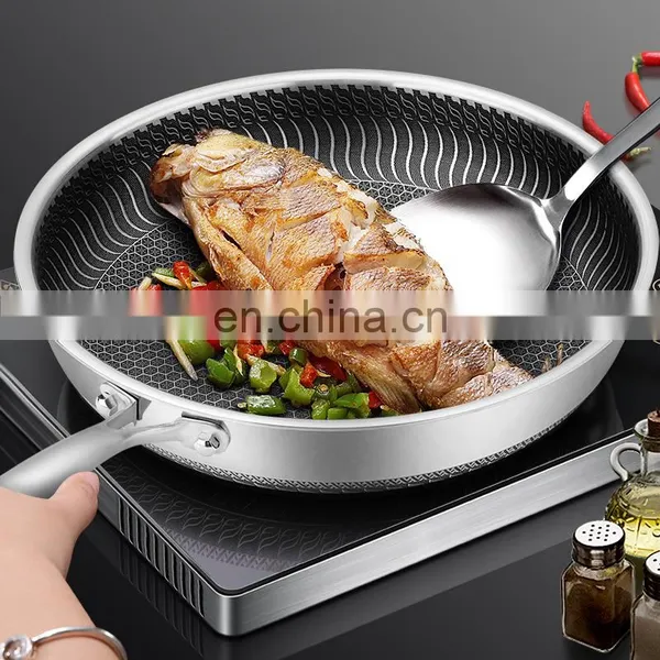 Household Omelette Frying Induction SS Deep Shape Non Stick Baking Cheese Round Cake Pan photo-5