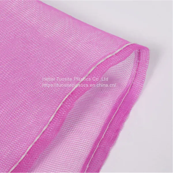 Manufacturer Leno Mono Net Bags PE Leno Vegetable Mesh Bag Pe Monofilament garlic Mesh Bags 40kg 50kg photo-2