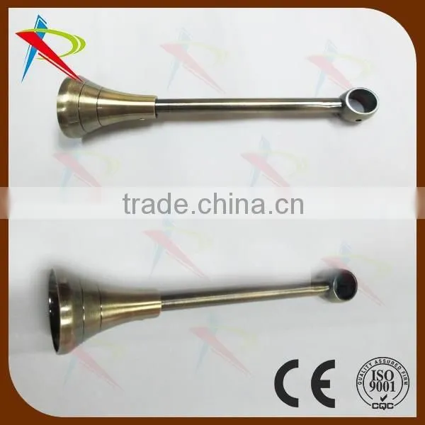16mm Single Brass Curtain Pole Brackets Match 16mm Diameter Pole