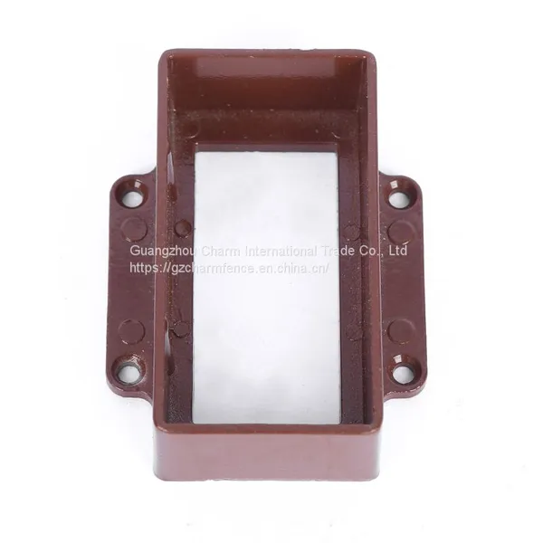 Fence, Fence, Garden, Fence, Internal and External Connectors, Wood Plastic Accessories, Floor Fastener 80 * 35 photo-4