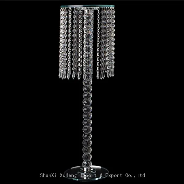 Wedding Decoration Crystal Flower Stand Centerpiece Around With Chains photo-2