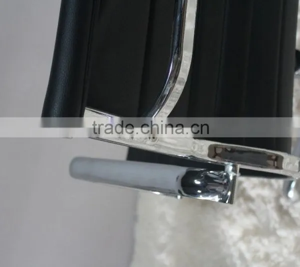 Replica Italian Graceful Design Aluminum Frame and Armrest Italian Genuine Leather Charles and Ray High Back Office Chair photo-5