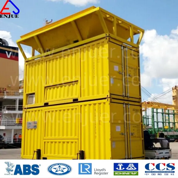 Moving Bagging Machine /Unit Double Working Line Containerized Movable Port Use Bagging and Weighing Unit Packing Machine for Bulk Cargo photo-2