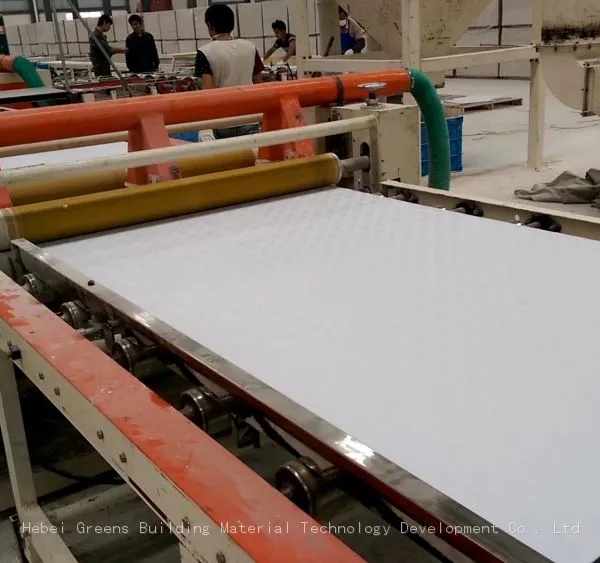 Gypsum Board Laminating Machine Gypsum Tiles Making Machine photo-3