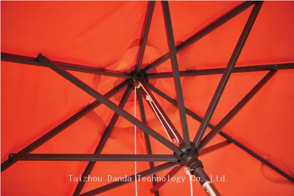 Factory Price 3m Outdoor Garden Windproof Umbrella With UV Coating With Canopy Powder Coated photo-4