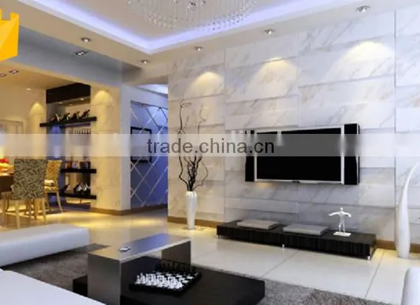 Top Grade Natural Polished Volakas White Marble Tiles photo-3