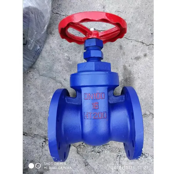 Factory Supply HT200 Ductile Iron Flange Hard /Soft Seal Gate Valve for Water