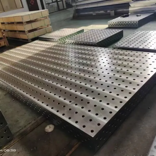 Anti-deformation Riveted and Welded Platform Made of Gray Cast Iron and Steel Parts. Fast Delivery, Customizable, Strong Stability. Junyuan photo-2
