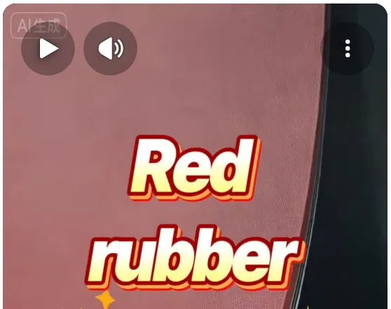 Red Rubber Coated PVC Conveyor Belts.