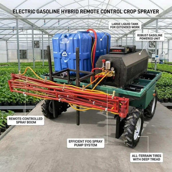 Wireless Controlled Agricultural Spray Vehicle for Farm Weed Control and Crop Care Applications