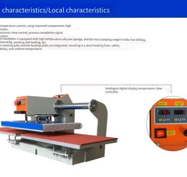 Hengjun Gj-q2 Digital Printing Heat Transfer Machine, Pneumatic Semi-automatic Heat Pressing Equipment, Starting From One Piece for Shipment photo-3