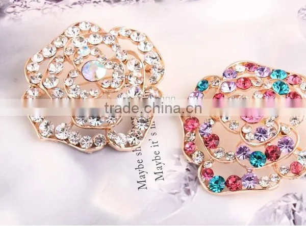 Corsage Wholesale Noble Scarf Buckle Crystal Brooch photo-5