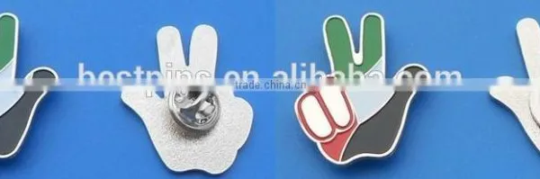 In Stock! Victory Hand UAE 45th National Day Gifts Butterfly Brooch & Magnet Brooch