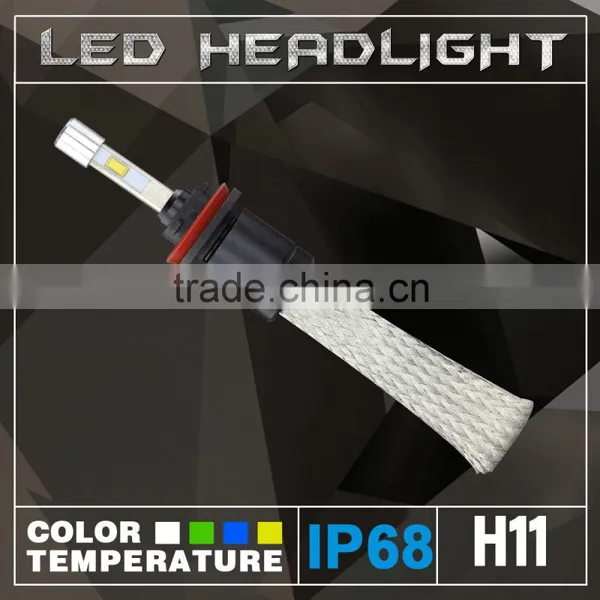 2016 40W 12 Volt H11 LED Replacement Headlight Lamp Bulb photo-6