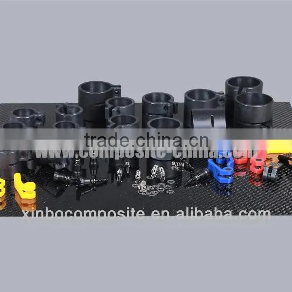 Telescopic Pole Clamps Parts Locking System.