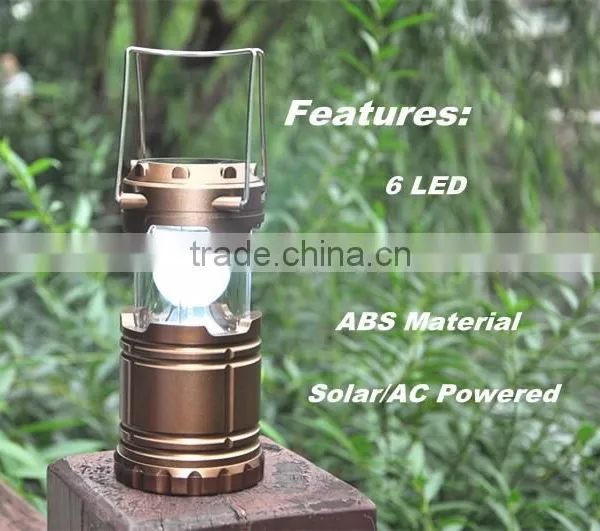 (120375) Solarbright Manufactured Emergency 6led Rechargeable Solar Led Lantern photo-3