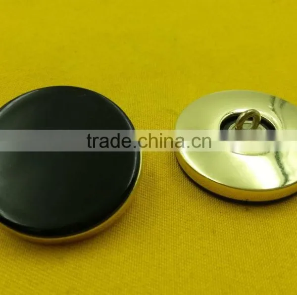 28mm Enamelled Metal Shank Button For Ladies Coats --- MJ5863 photo-5