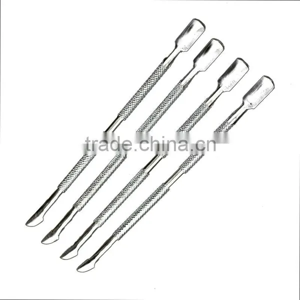 Full Metal Cuticle Pusher Nail Art Equipment Perfect Care Nails Pusher Pushers Stainless Steel Nail Tools photo-4