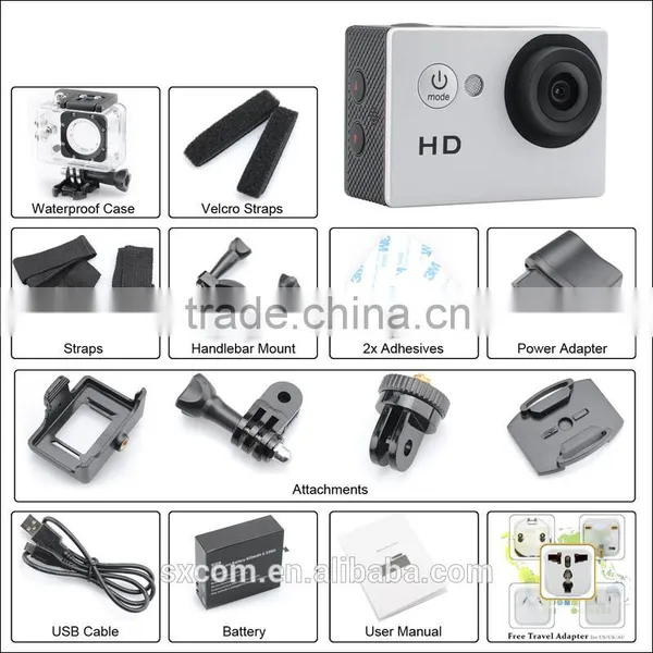 2016 Best Promotional Gift Low Price 1.5 Inch 720p Mini Sport Action Camera DV photo-6
