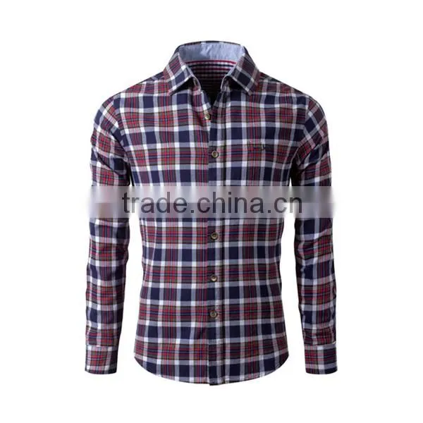 Designer Stylish Cotton Check Shirts for Men Long Sleeve Shirts photo-4