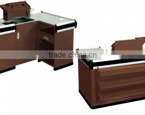 2015 Supermarket Checkout Counter With Conveyor Belt photo-6