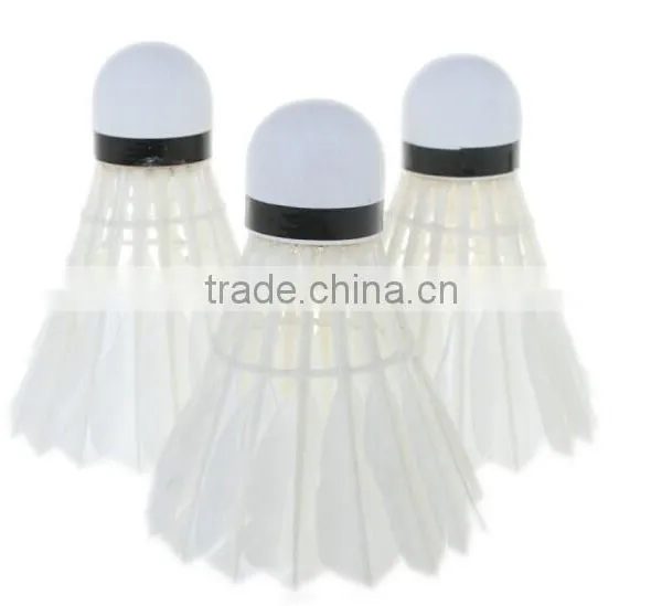 12Pcs Durable Duck Feahter Shuttlecock Badminton For Training photo-4