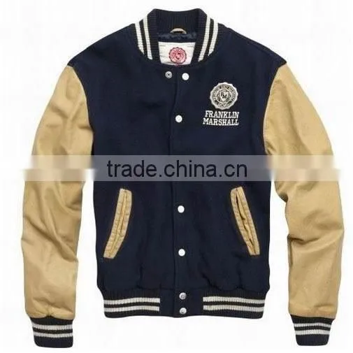 Varsity Jacket,custom Leather Sleeves Varsity Jacket/fashionwear Design Varsity Jacket photo-5