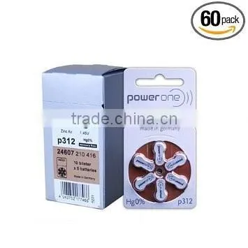 Digital Hearing Aid Battery Hottest Selling Mercury Free Power One Made in Germany photo-2