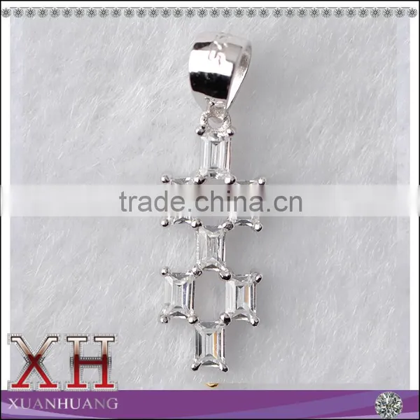 Chian Jewelry Wholesale 925 Sterling Silver Crystal Cross Pendant photo-3
