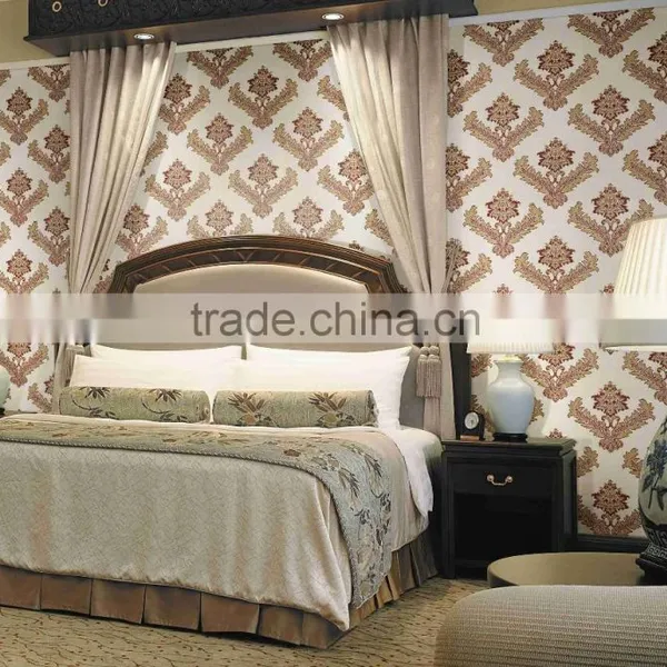 Non-crack Jacquard Textile Wallpaper photo-3