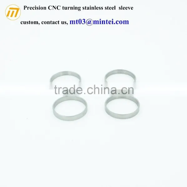 Custom Precision CNC Machining Short Stainless Steel Sleeve photo-2