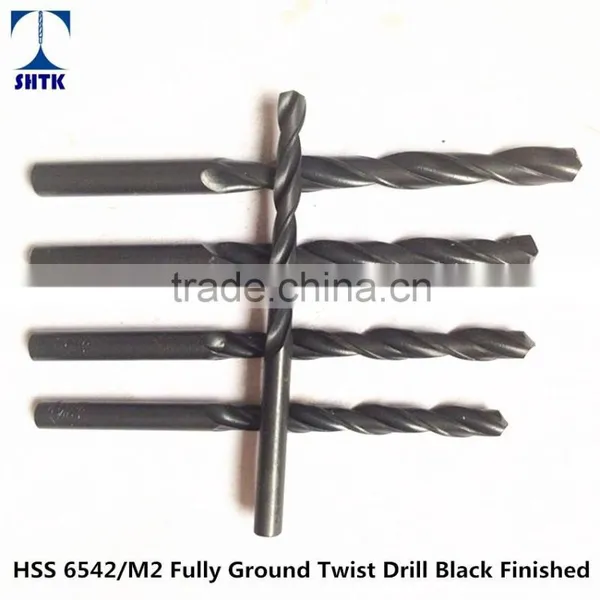 Factory Sales Directly, HSS M2/6542 Fully Ground Twist Drill Bit, Black Finished photo-3
