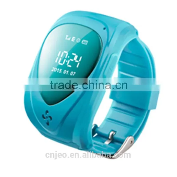 Gps Child Locator Watch Gps Tracker Watch Kids SOS Panic Button, LBS+GPS Dual Positioning, Mobile Apps and Long Battery Life