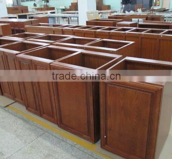 Cherry Wood Benchtop Kitchen Wall Hanging Cabinet Made in China photo-2