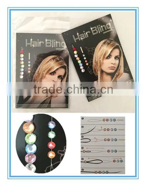 Woman Hair Accessory Crystal Hair Bling photo-2