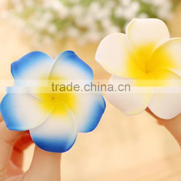 2015 Hot Sale Artificial Brooch Flower,Head Flower,Frangipani Hair Clip/Plumeria Hair Clip photo-4