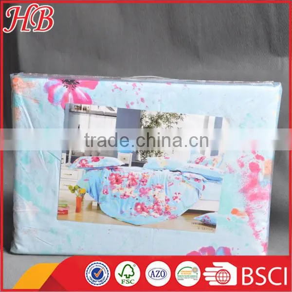 Made in China 100% Polyester Microfiber Printed Bedding Set Used for Home or Hotel
