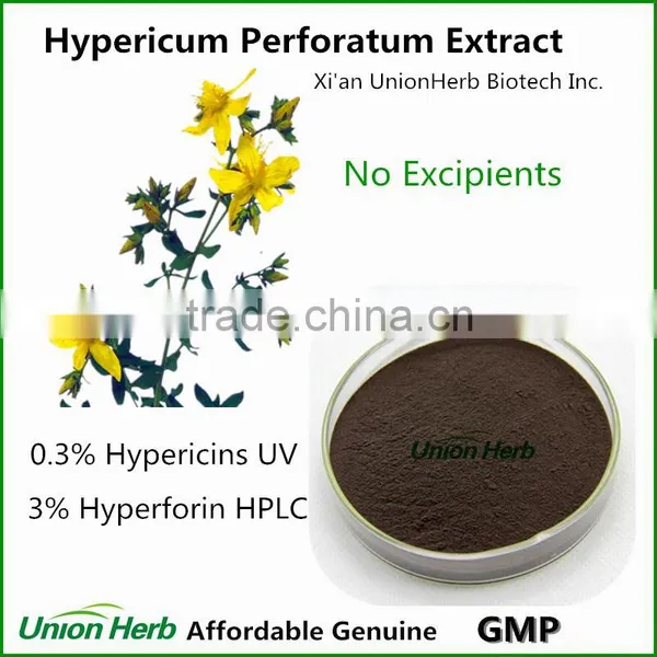 Pure Natural Hypericum Perforatum Extract With Hypericins 0.3% and Hyperforin 3%