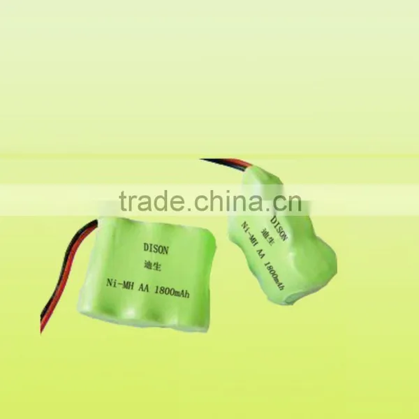 Dison AA Ni-MH Rechargeable Battery Pack 1800mAh High Capacity Battery