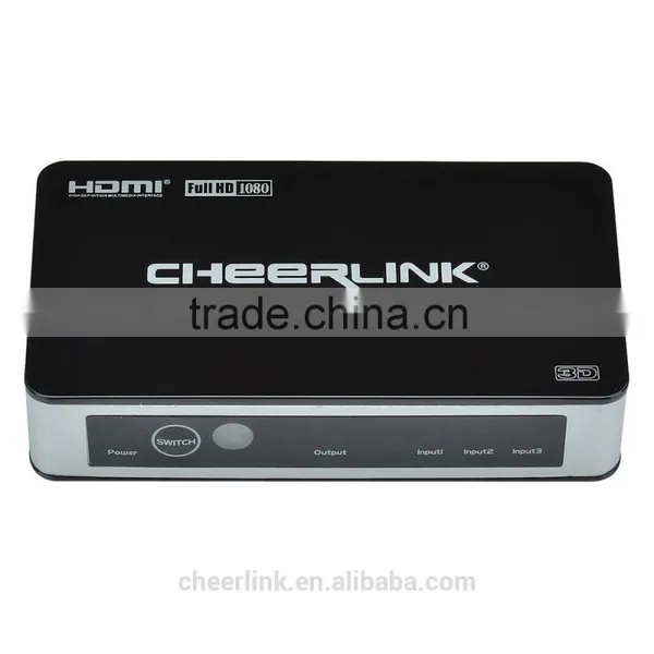 3x1 Hdmi Switch 301 Hdmi V1.4 With Ultra hd 2160p and 3d / Remote Control -black photo-2