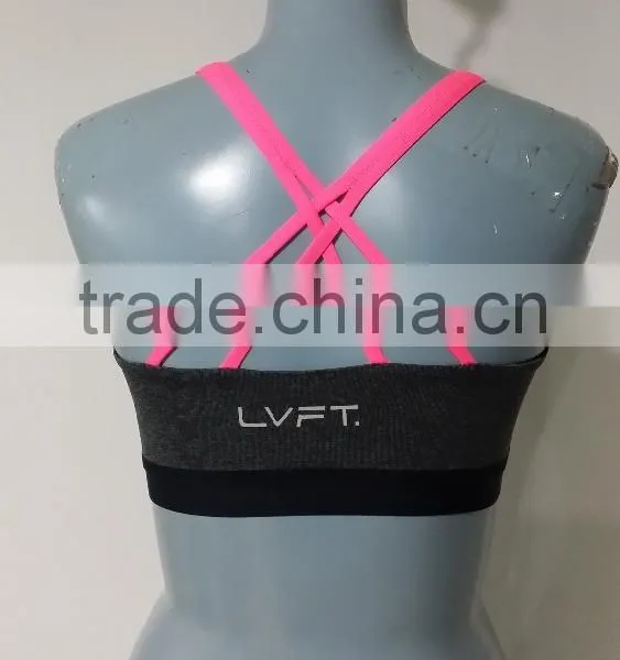 Santic Wholesale Sportswear Sexy Bra Revisable Sports Bra photo-2