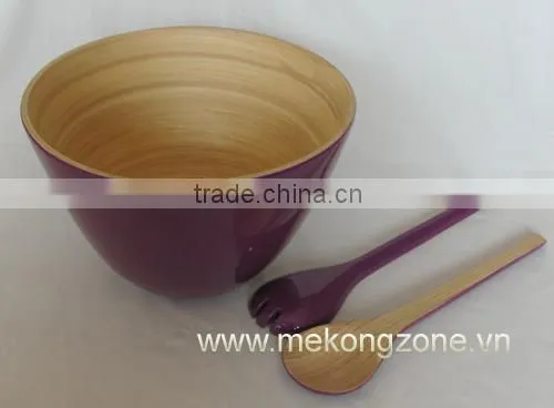 Lacquered Bamboo Bowl photo-4