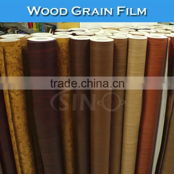 SINO W1396 Cabinets Decoration Durable Wood Lamination PVC Film photo-2