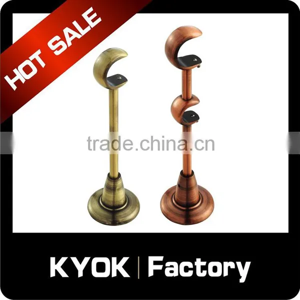KYOK 16-28mm Single Double Curtain Rod Accessories Curtain Brackets,metal Curtain Poles Lenght 1-4m Wall Brackets on Sale photo-2
