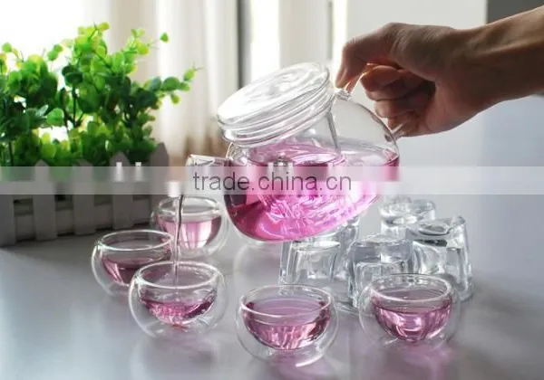 EXPORT TO Europe Glass Tea Pot and Glass Pot and Tea Pot With 650ml photo-2