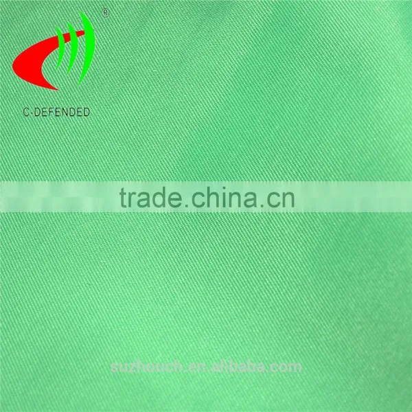 Fluorescent Green Fabric Polyester Cotton Fabric for Children Clothing photo-2